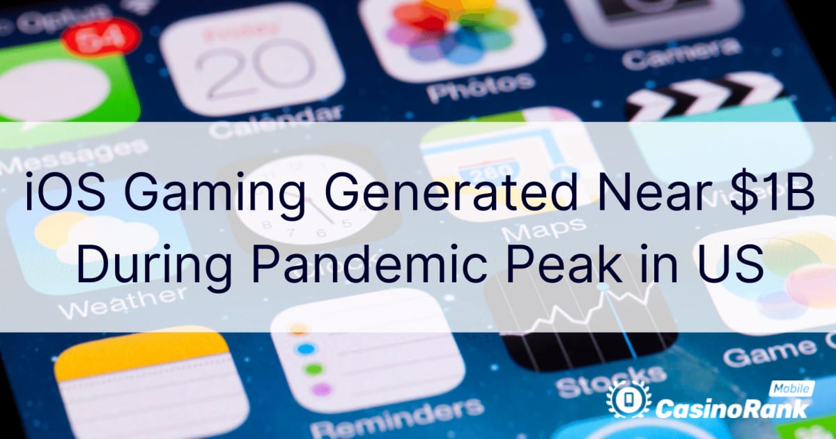 Jogos para iOS geraram quase US $ 1 bilhÃ£o durante o pico da pandemia nos EUA